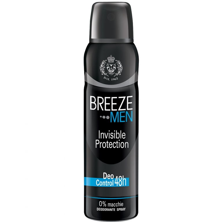 DEO.BREEZE MEN SPRAY INVISIBLE ML.150